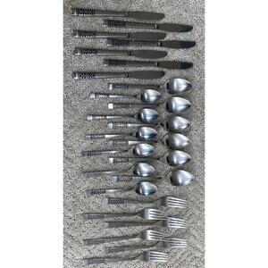 Stanley Roberts Rogers Co stainless casa vista 25 Pcs Mixed Lot Spoon Fork Knive